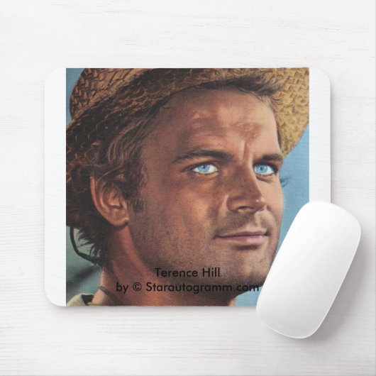 Terence Hill Mit Stroh Hut マウスパッド (マウス)