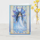 Teriロサリオ著氷の冬のFaeryカードの暴風雨 カード (黄色い花)