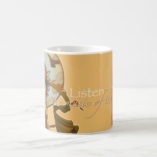 Teriロサリオ著秋の調和のFaeryのマグ コーヒーマグカップ (中央)