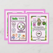 Terlinウィザード – テルビウム要素 ポストカード (正面/裏面)