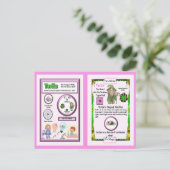 Terlinウィザード – テルビウム要素 ポストカード (スタンド正面)