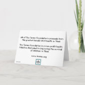 Termaの基礎女の子のNotecard-のブランク カード (裏面)