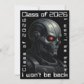 Terminator Skull Graduation Class of 2026 Design シーズンカード (正面)