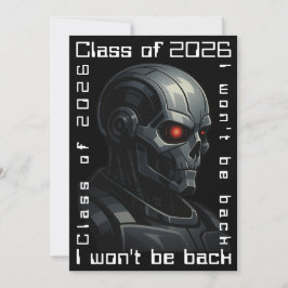 Terminator Skull Graduation Class of 2026 Design シーズンカード