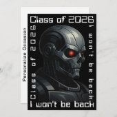 Terminator Skull Graduation Class of 2026 Design シーズンカード (正面/裏面)