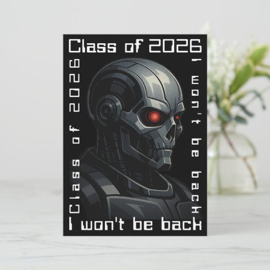 Terminator Skull Graduation Class of 2026 Design シーズンカード (スタンド正面)
