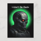 Terminator Skull Graduation Class of 2026 Graphic シーズンポストカード (正面)