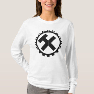 Terminatryx黒ギアロゴシャツ(Ladies) Tシャツ