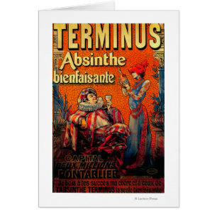 Terminus AbsintheヴィンテージポスターEurope