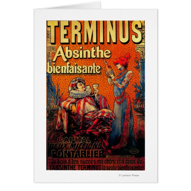 Terminus AbsintheヴィンテージポスターEurope (正面)