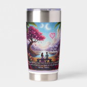 Termo de acero inoxidable para San Valentin 保温保冷タンブラー (正面)