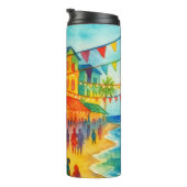 Termo fiesta playera en el centro  タンブラー (回転右)