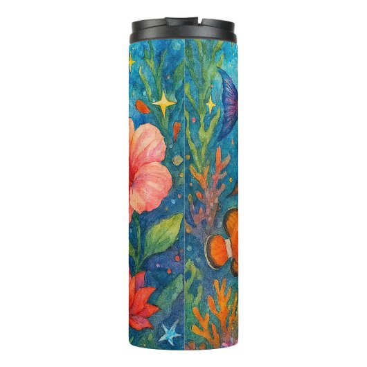 Termo peces y brillos  タンブラー (裏面)