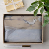 Tern Seagull Bird onビーチ海ヴィンテージ分離 薄葉紙 (ギフト)