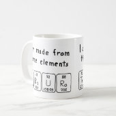 Ternura定期的なテーブル名mug コーヒーマグカップ (正面左)