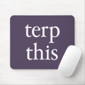 Terpこの暗いマウスパッド マウスパッド (マウス)