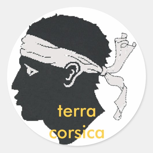 terra Corse de stiker ラウンドシール (正面)