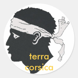 terra Corse de stiker ラウンドシール