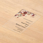 Terra Cotta  アクリル招待状 (レイダウン)