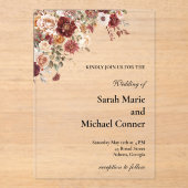 Terra Cotta  アクリル招待状 (正面)