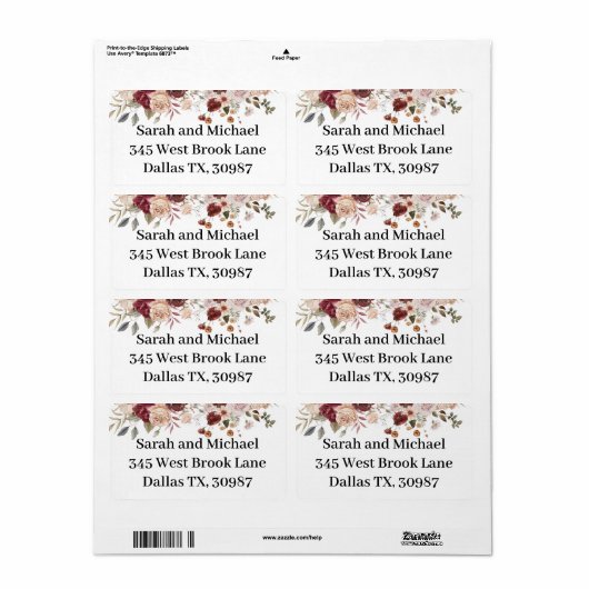 Terra Cotta  ラベル (フルシート)