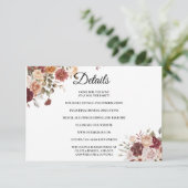 Terra Cotta Enclosure Card Details エンクロージャーカード (スタンド正面)