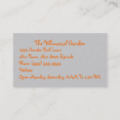 Terra Cotta Pottery Garden Decoration (photog) 名刺 (裏面)