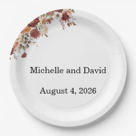 Terra Cotta Wedding, Reception, Dinner Napkins ペーパープレート