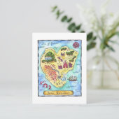 Terra Romantica Mapポストカード ポストカード (スタンド正面)