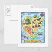 Terra Romantica Mapポストカード ポストカード (正面/裏面)