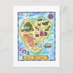 Terra Romantica Mapポストカード ポストカード