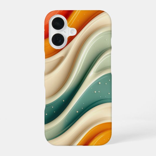 Terra Waves スマホケース iPhone 16ケース (裏面)