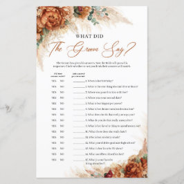 Terracota burgundyフローラ新郎は何と言った