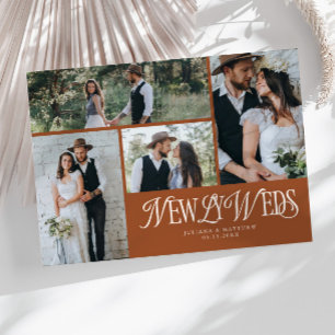 Terracota Newlyweds写真数々のの結婚写真 案内状