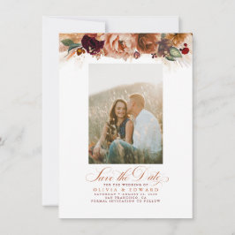 Terracota Pampas Grass日付写真を保存 セーブザデート