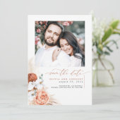 Terracota Pampas Grass日付写真を保存 セーブザデート (スタンド正面)