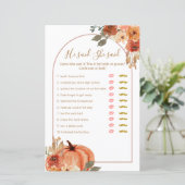 Terracota Pumpkin彼は彼女はゲームカードを言った (スタンド正面)