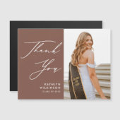 TerracottaエレガントScript Photo GRADありがとう (正面/裏面)