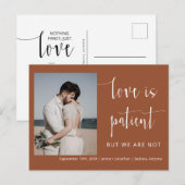 Terracottaスクモダンリミニマルプト写真のエロペメント ポストカード (正面/裏面)