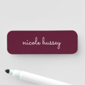 Terracottaスクリプト | モノグラスタイリッシュムモダン 名札 (インサイチュ)