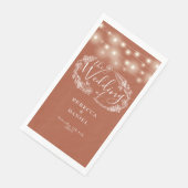 Terracottaストリングライトフローラ結婚ズ (コーナー)