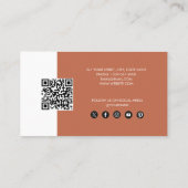 Terracottaビジネスは友人の紹介カードを参照 名刺 (裏面)