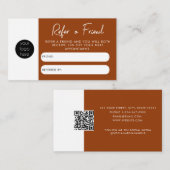 Terracottaビジネスは友人の紹介カードを参照 名刺 (正面/裏面)