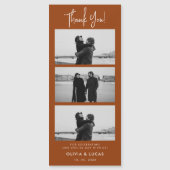 Terracottaフォトストリップ磁気結婚の感謝 (正面)