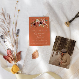 Terracottaフローラ写真Save the Date セーブザデート