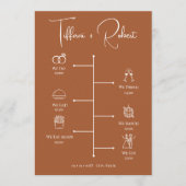 Terracottaモダンのタイムラ結婚インアイコン プログラム (正面)