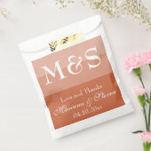 Terracottaモダンスクリプ結婚ト フェイバーバッグ (封をした状態)