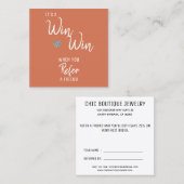 Terracottaモダンフレンド紹介カードを参照 紹介カード (正面/裏面)