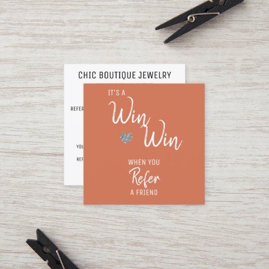 Terracottaモダンフレンド紹介カードを参照 紹介カード (正面/裏面インサイチュ)