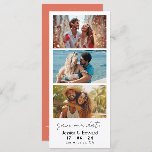 Terracotta日付を保存フォトブースQrコード (正面/裏面)